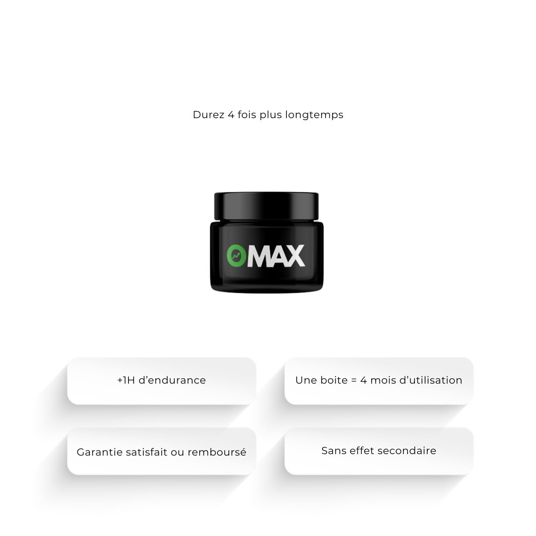 Crème OMAX™ : Vous allez durer 4 fois plus longtemps ! (BAMAKO)