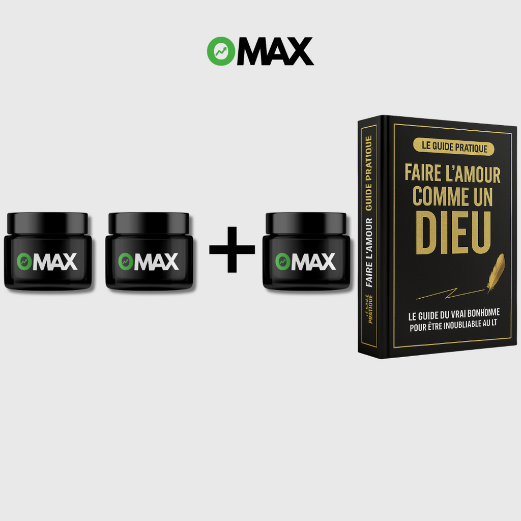 Crème OMAX™ : Vous allez durer 4 fois plus longtemps ! (CIV)